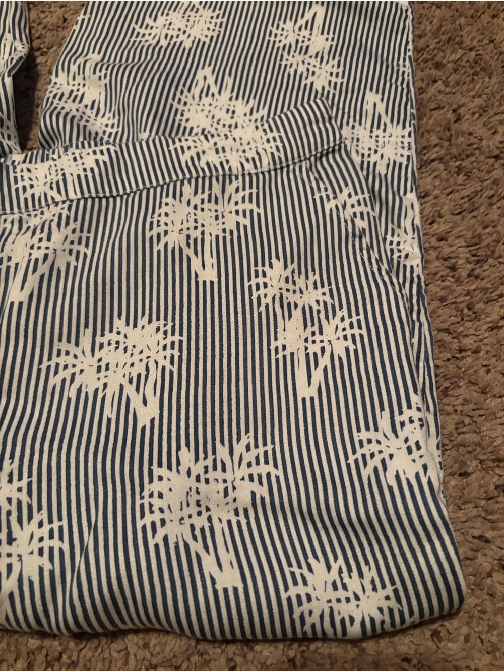 Chico’s Crop Tropical Pants 0 4 6 - Picture 2 of 2